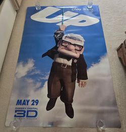 Up Disney Pixar RARE Original 2009 Theater Movie Poster 70x48"