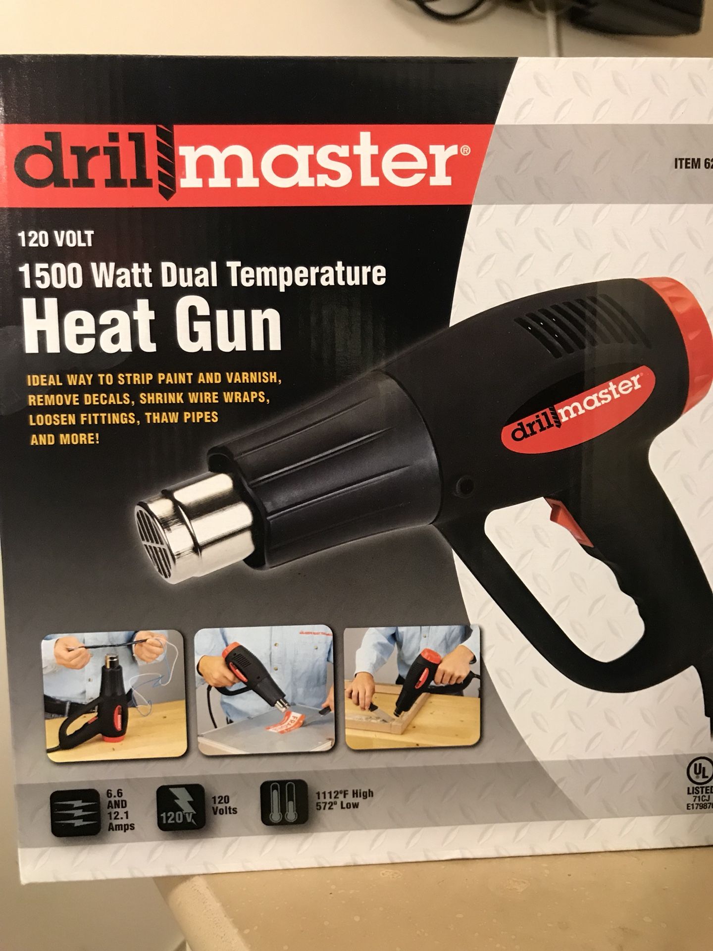 Dual temp heat gun