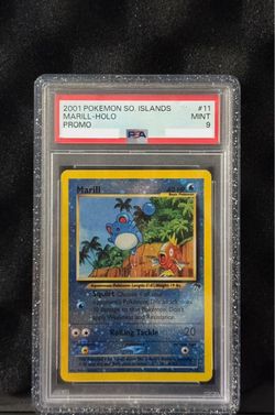 PSA 9 Southern Islands Marill Holo *Swirl*