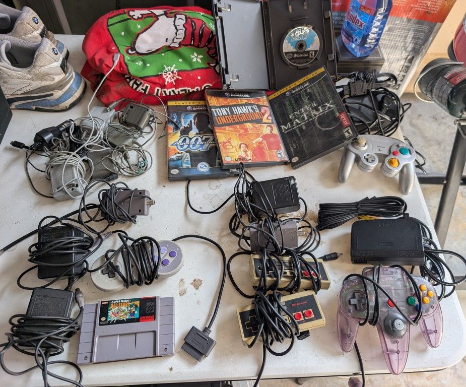Video games +many Accessories for Nintendo & PlayStation 2, Xbox, Xbox 360 System , PIKACHU GAME BOY SP ((Not Sold Separately)).