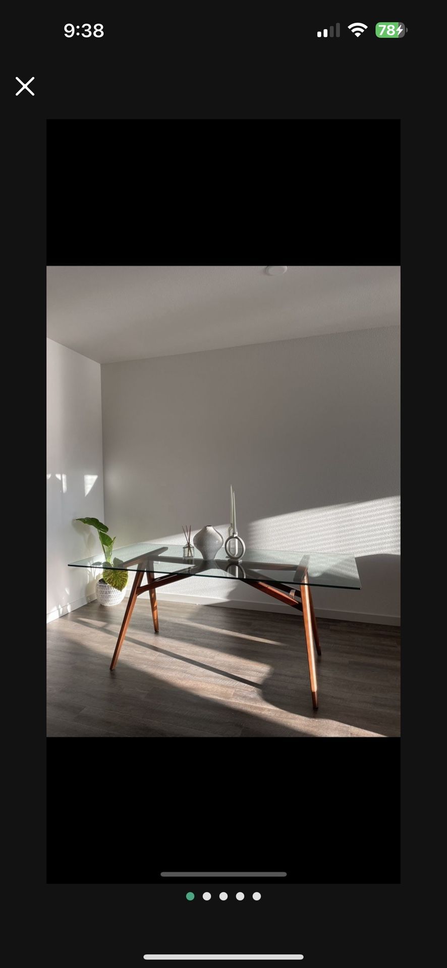 West Elm Jensen Dining Table 76”