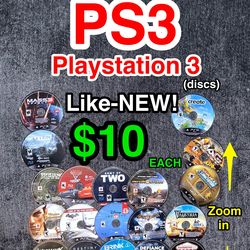 🎮 Like-NEW PS3 / PlayStation 3 Games $10 each🎮