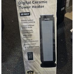 Brand New Still In The Box Pelonis digital ceramic tower heater
