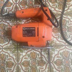 Black & Decker Orange Variable Speed Jig Saw