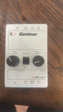 Gentner microtel audio interface