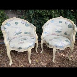Vintage French corner chairs !
