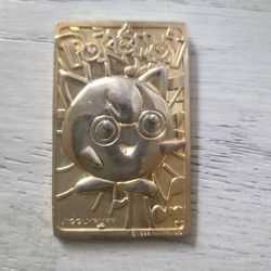Pokémon Gold Card