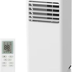 Portable Air Conditioners 8000 BTU,Quiet Portable AC Units for Rooms 3-IN-1 Cools Up to 500 Sq.Ft with Dehumidifier,Fan,Remote Control,24H Timer,Sleep