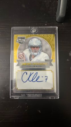 Sign football card