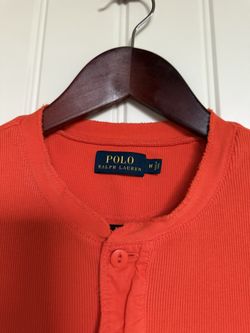 polo ralph lauren orange color M sz worn once like new