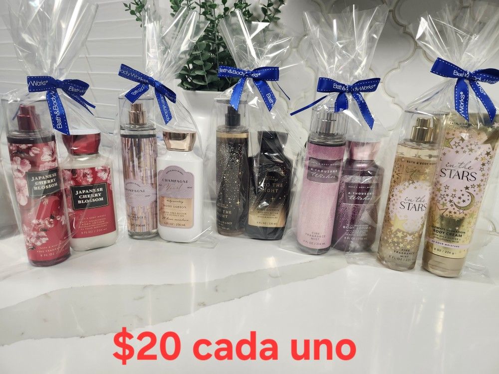 Bath And Body Works $20 Each Set 2pcs