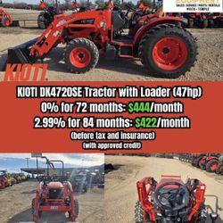 NEW KIOTI DK4720SE (47hp) Tractor With Loader