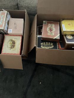 empty Cigar Boxes