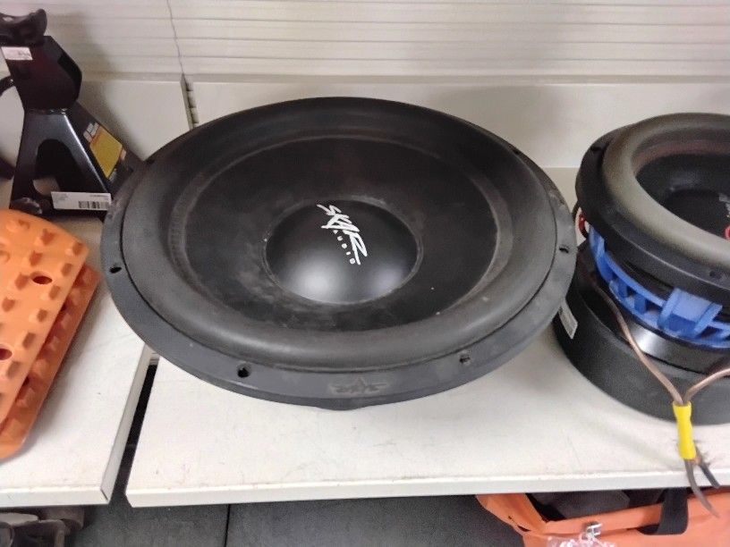 15" SKAR AUDIO CAR SUBWOOFER SINGLE
