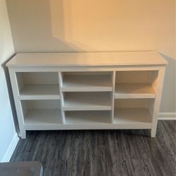 White bookcase/tv Stand 