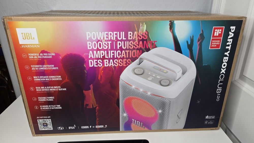 JBL - PartyBox Club 120 Portable Wireless Party