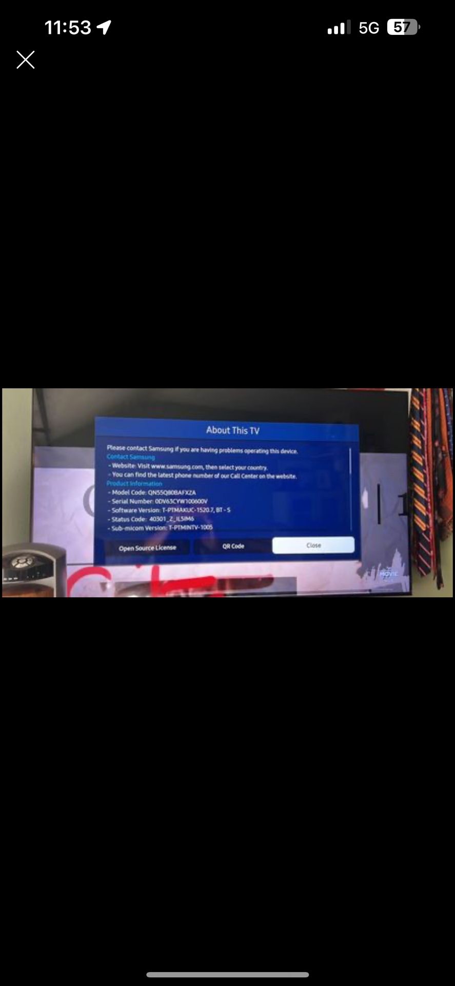 Samsung QLED 4K Smart TV Q80B (2022) 55 inch