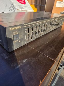 Vintage Technics SH-8017 Stereo Graphic Equalizer – Tested & Working