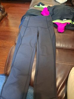 Gray leggings