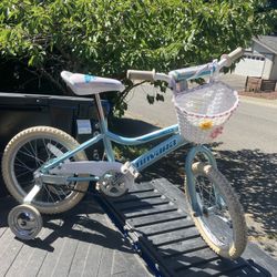 Child Kid Children Bike 16” Wheels With Training Wheels Bicycle Tricycle Trike in Good Condition