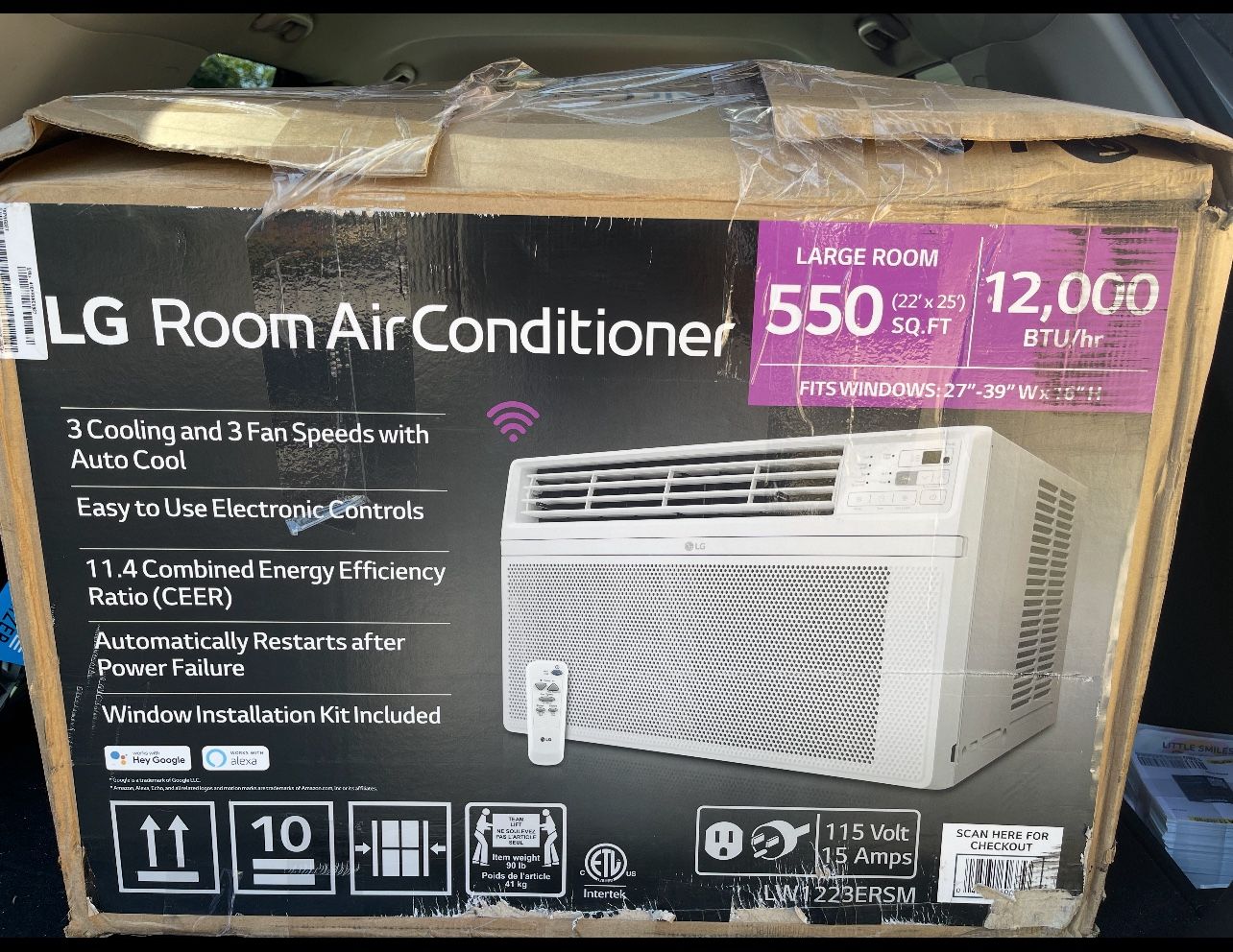LG Air Conditioner 12,000 BTU For Large Room