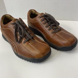 Skechers Men’s Size 10.5 Brown Leather Oxford Style Casual Shoes