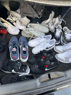 Mix of Nike shoes