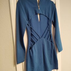 BEBE Blue Dress