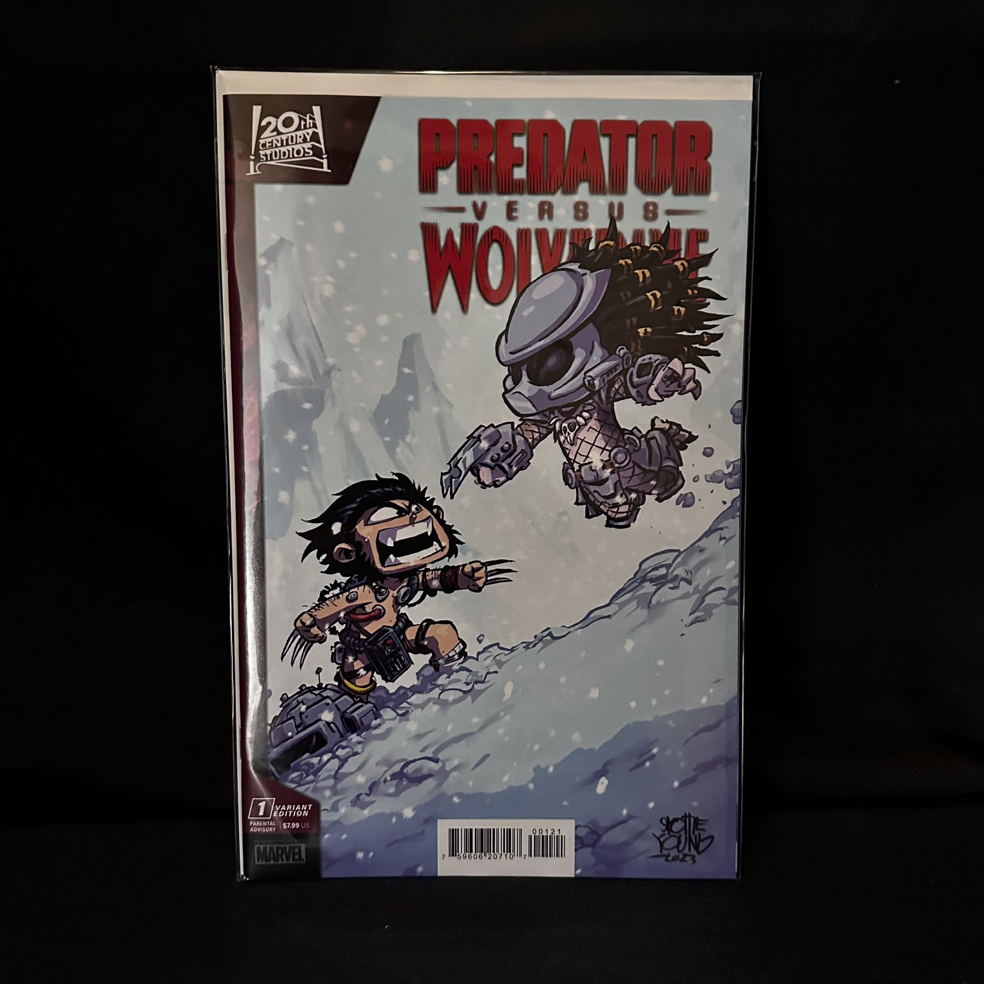 Predator Vs Wolverine Issue #1 Skottie Young Variant 