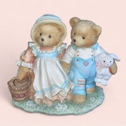 Vintage 1993 JACK & JILL "Our Friendship Will Never Tumble" cherished teddies figurine 