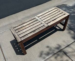 Wooden Bench