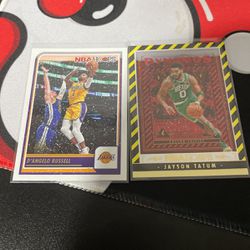 2 Cards Jayson Tatum And D Angelo Russell 2023 
