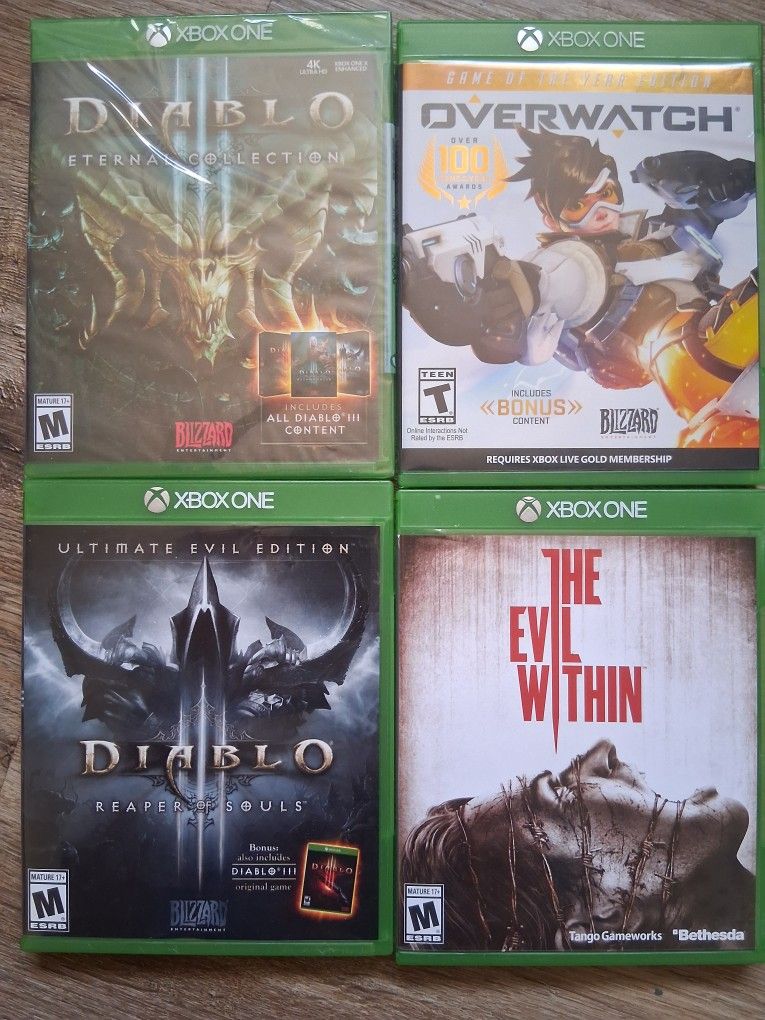 Xbox One Game Assortment