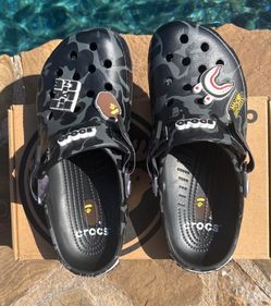 Bape crocs black