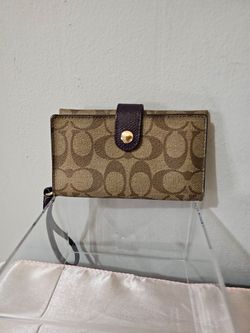 Coach Signature Canvas Bifold Wallet