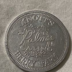 Rare Vintage Bicentennial Knots Berry Farm Palms Casino  Token