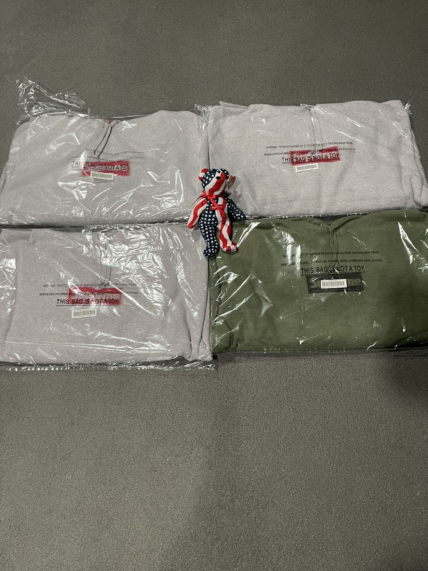 Supreme Inside Out Box Logo Hoodie Grey And Olive for Sale in