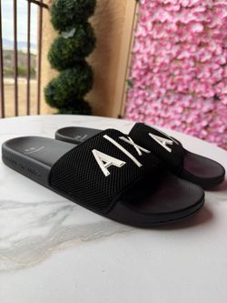 Armani exchange slides
