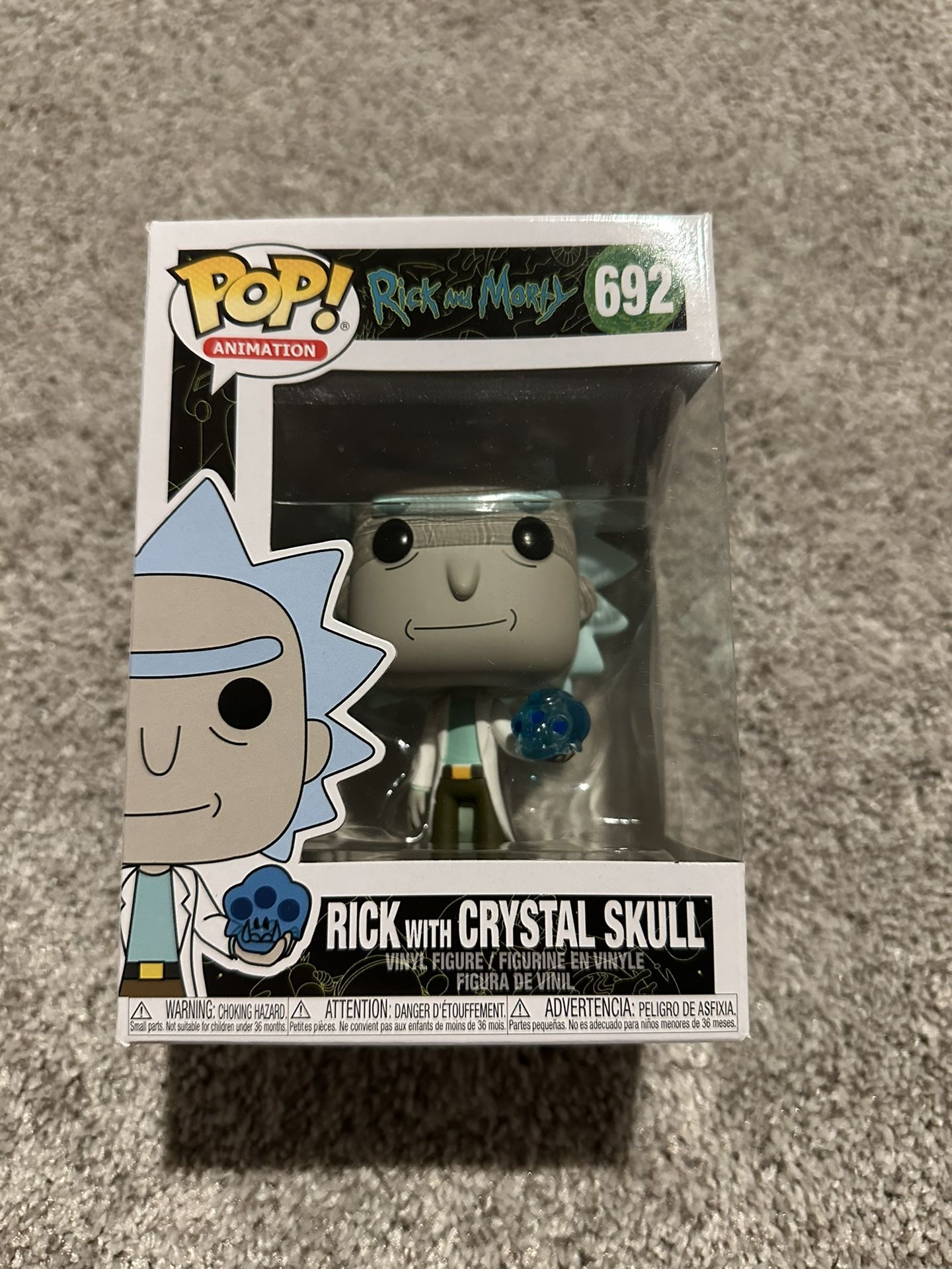 Rick With Crystal Skull 692 Funko Pop