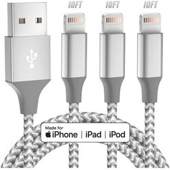 iPhone Charger 3pack 10ft 