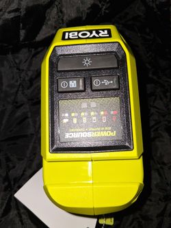 Ryobi 200W Power Source and charger with battery