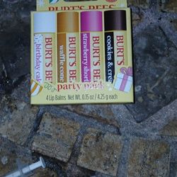 Burts Bees Chapstick 4pack