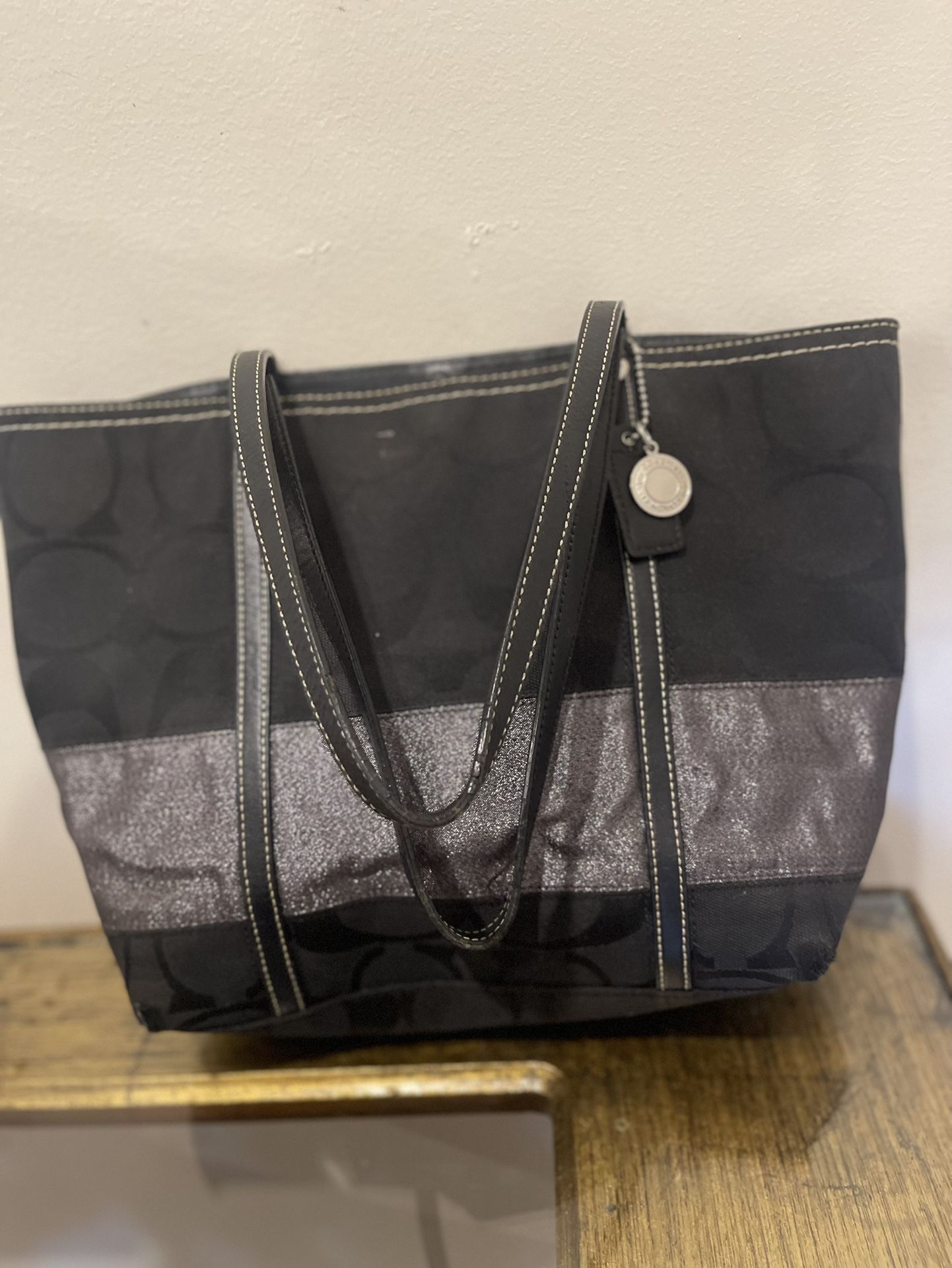 Coach Black Tote Bag
