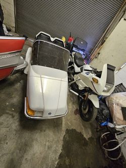 1987 BMW K100 WITH BMW SIDE CAR WAS APX 20K NEW