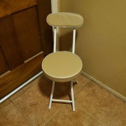 Foldable Cushioned Padded  Chair (Stool) PLUS LOCKED 