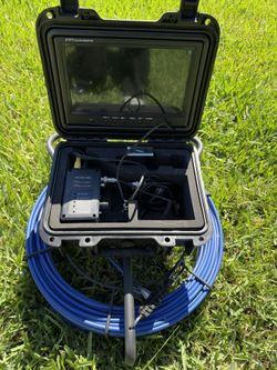 Sewer camera with monitor