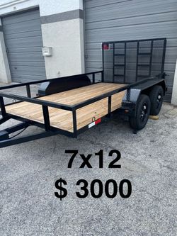 BRAND NEW 7x12 UTILITY TRAILER