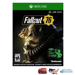 Fallout 76 (Microsoft Xbox One, 2018) Brand New Factory Sealed