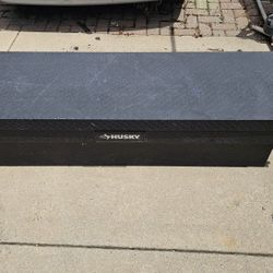 Husky 72 in. Matte Black Aluminum Full Size Crossover Truck Tool Box
