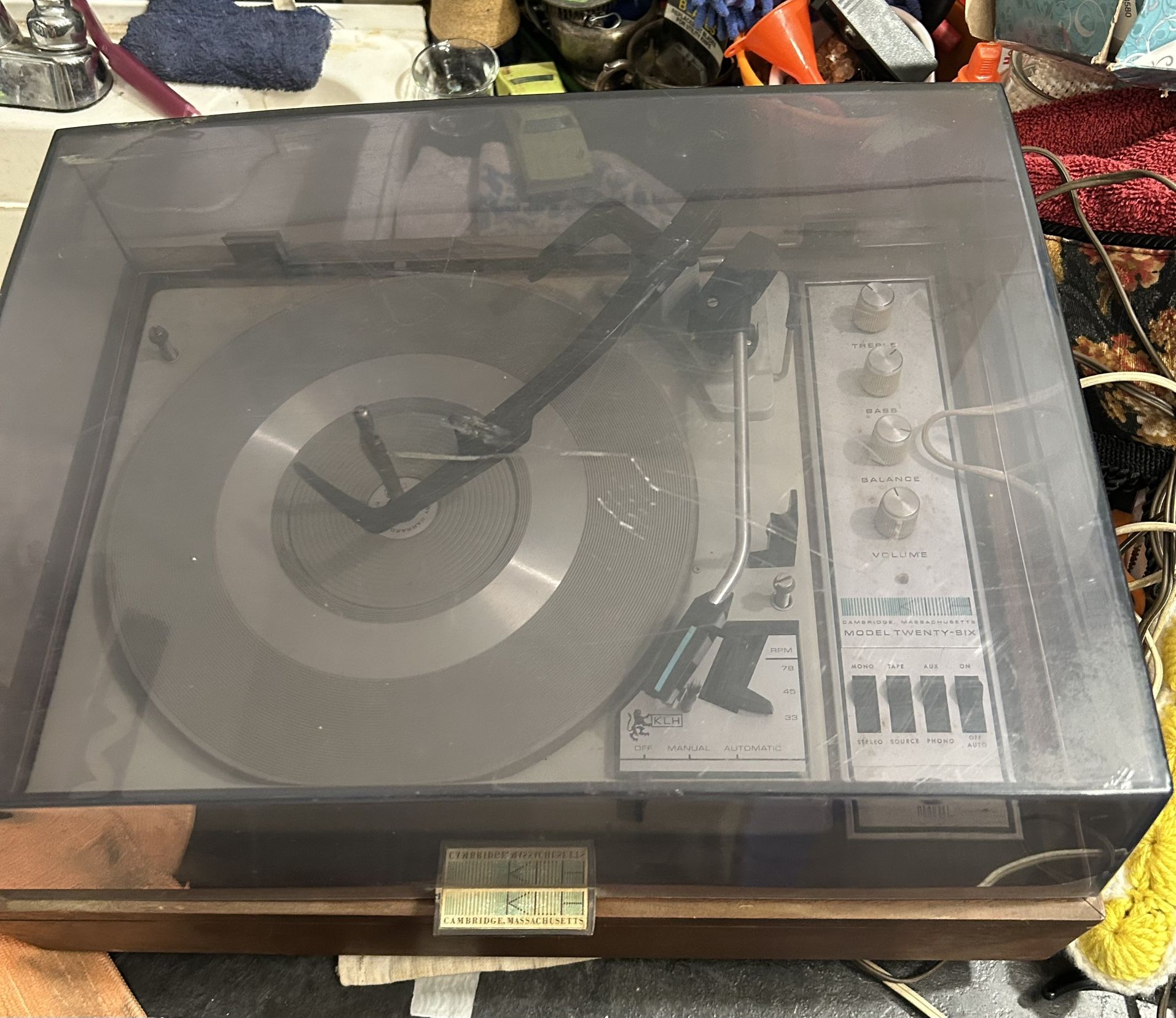 KLH Record Player